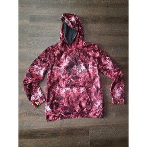 Boys 14/16 Adidas Red Swirl Hoodie